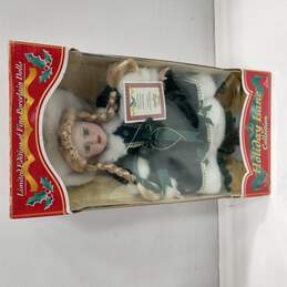 Dollex Holiday Lane Collection Porcelain Doll