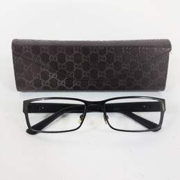 Gucci Black Rectangular Eyeglasses