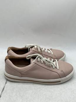 Womens Un Maui Pink Leather Lace Up Low Top Sneaker Shoes Sz 9 W-0550477-A