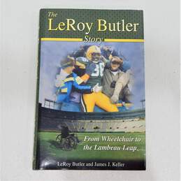 Green Bay Packer's HOFer The LeRoy Butler Story Hardcover Book Signed