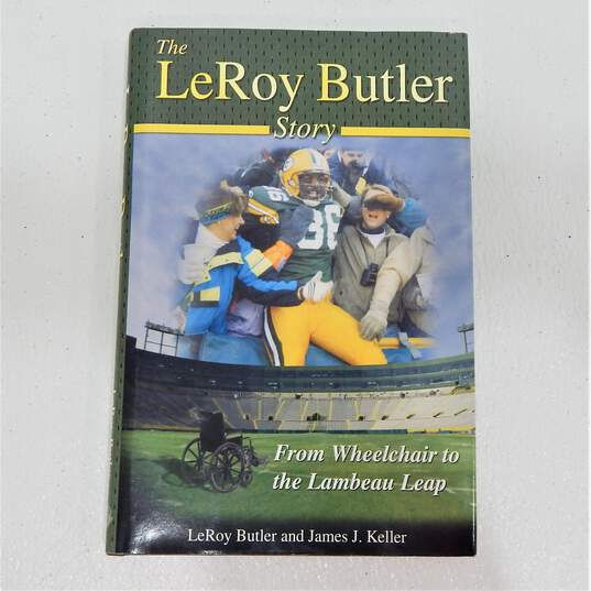 Green Bay Packer's HOFer The LeRoy Butler Story Hardcover Book Signed image number 1