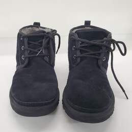 UGG Men's Neumel Black Suede Wool Lined Chukka Boots Size 11 alternative image