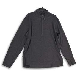 NWT Lululemon Womens Gray Long Sleeve 1/4 Zip Pullover Jacket Size XXL