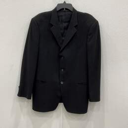Armani Collezioni Mens Black Long Sleeve Three-Button Blazer Size 42 w/COA alternative image