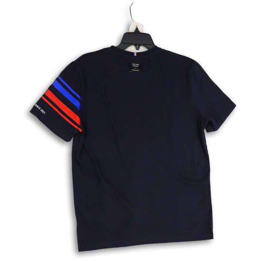 Mens Navy Blue Tour de France 2021 Fanwear Pullover T-Shirt Size Large image number 2