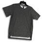 Womens Gray Heather Round Neck Short Sleeve Pullover T-Shirt Size Medium image number 1