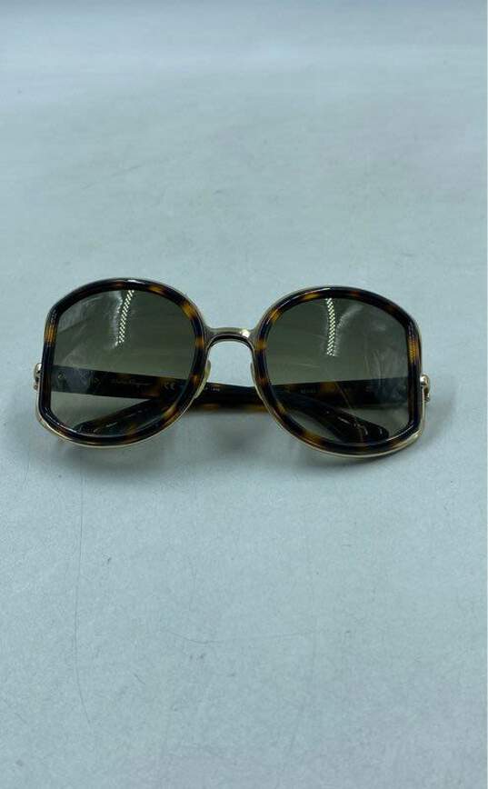Salvatore Ferragamo Brown Sunglasses - Size One Size image number 1