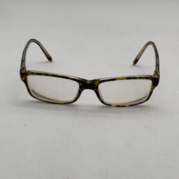Mens Brown RB5245 Clear Lens Tortoise Frame Full Rim Rectangle Eyeglasses alternative image