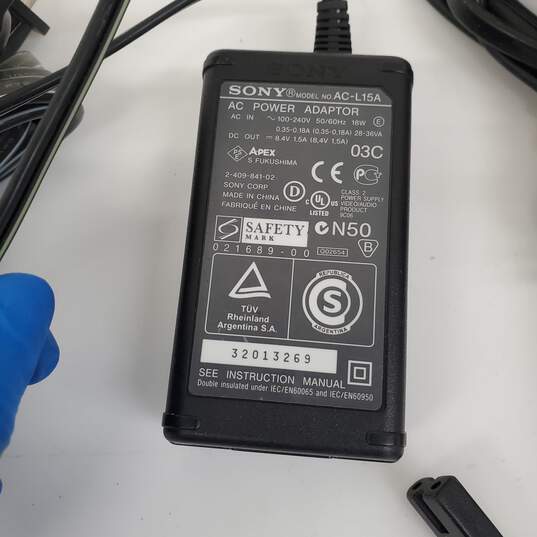 Untested P/R Sony AC Adapter AC-L15A image number 3