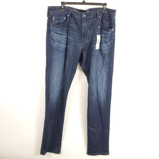 Adriano Goldschmied  Men Blue Slim Jeans Sz 36 NWT image number 1
