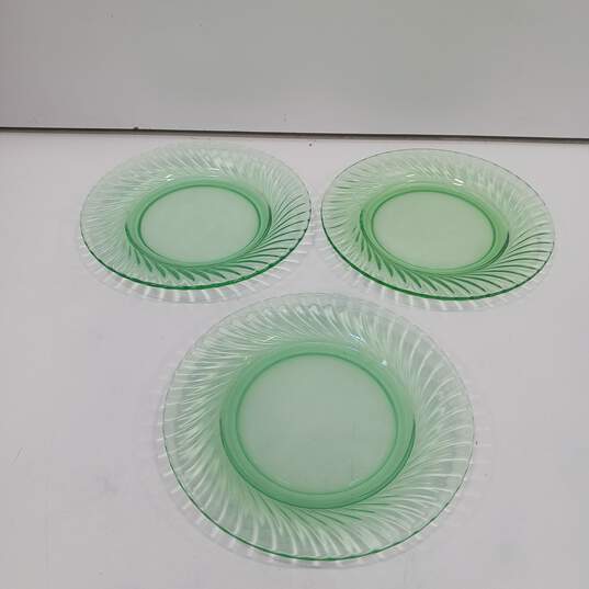 Bundle of Six Duncan Miller Spiral Flutes Salad Plates image number 2