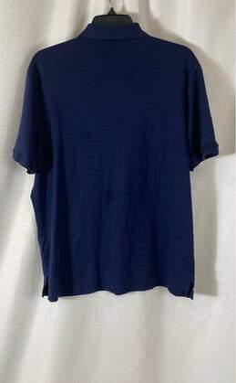 Polo Ralph Lauren Mens Blue Cotton Classic Fit Casual Polo Shirt Size Large alternative image