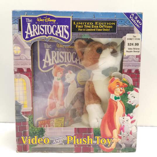 Lot of 2 Disney VHS Videos and Plush Toys image number 4