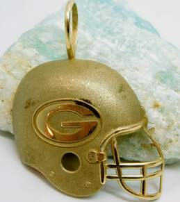 Vintage 1993 NFL Green Bay Packers Football Helmet Pendant 3.0g