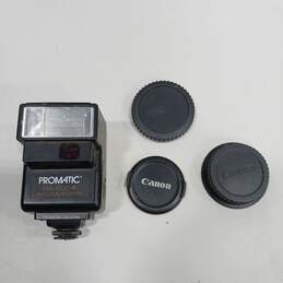 Canon EOS Rebel II Camera and Promatic Auto Focus Flash in Coast Soft Shoulder Carry Bag alternative image