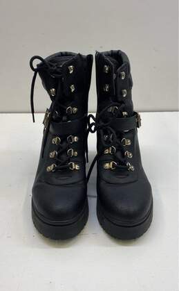 Guess Canaly Lugged Combat Boots Black 9.5 alternative image