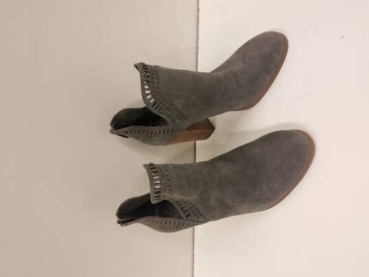 Vince Camuto Gray Suede Bootie Size 6.5 image number 3