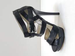 Michael Kors Anya Black Platform Heel Sz 9M alternative image