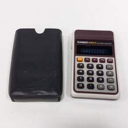 Vintage Casio Memory-81 Electronic Calculator In Case