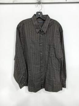 Jhane Barnes Men's Multicolor Cotton LS Button Up Shirt Size XL NWT