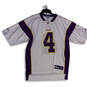 Mens Multicolor Minnesota Vikings Brett Favre 4 NFL Jersey Size XL image number 1