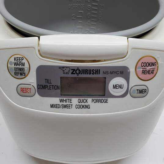 Zojirushi NS-MYC18 Electric Rice Cooker - Untested For Parts/Repairs image number 3