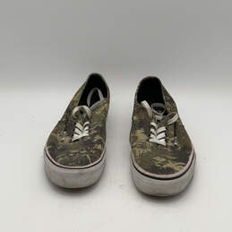 Mens Green Camouflage Star Wars Lace-Up Low Top Sneaker Shoes Size 9