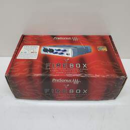Presonus Firebox 24-Bit/96K Firewire Recording System 6 Inp. 10 Outp. Untested