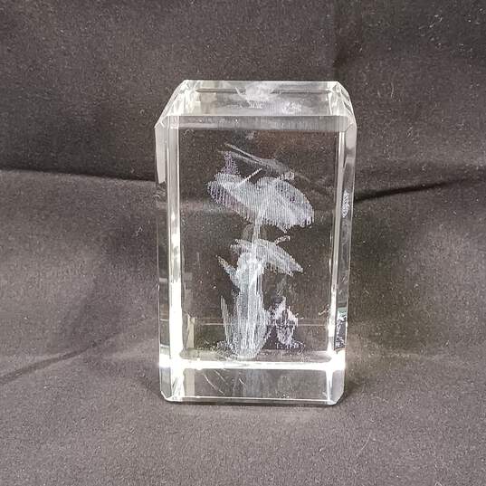 Laser Cut Holographic Fairy Crystal Paperweight w/ Box image number 4