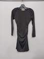 Women’s Michael Kors Sparkle Ruched Long Sleeve Mini Dress Sz XXS image number 1