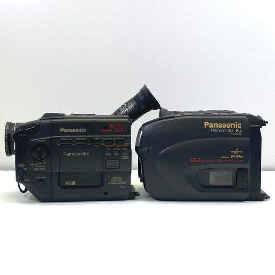 Panasonic Palmcorder VHS-C Camcorder Lot of 2 image number 3