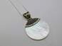 Contemporary 925 Sterling Silver & MOP Layering Jewelry image number 3