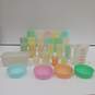 Bundle of Assorted Multicolor Tupperware Cups & Bowls image number 1