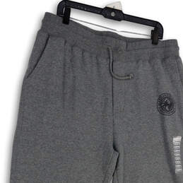 NWT Mens Gray Elastic Waist Pull-On Tapered Leg Jogger Pants Size 2XL