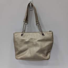 Nine West Metallic Gold Shoulder Handbag