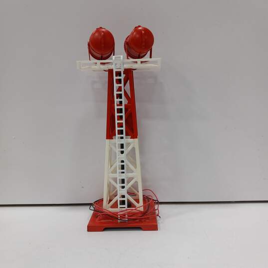 Vintage O-Line Gauge Rail Yard Lighted Tower In Box image number 3