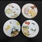 Set of 4 Floral/Nature Themed Plates image number 2