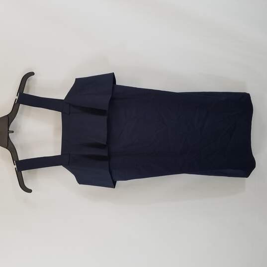 Ann Taylor Women Navy Dress S NWT image number 6