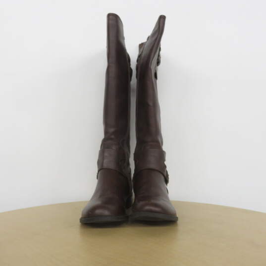 Hawk Dark Brown Riding Boots image number 3