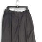 NWT Mens Gray Flat Front Slash Pocket Straight Leg Dress Pants Size 34R image number 3