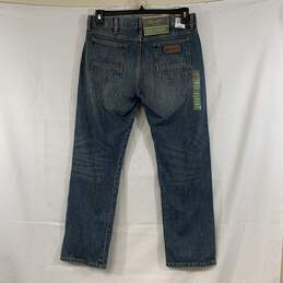 Men's Medium Wash Wrangler Retro Slim Straight Jeans, Sz. 31x30 alternative image