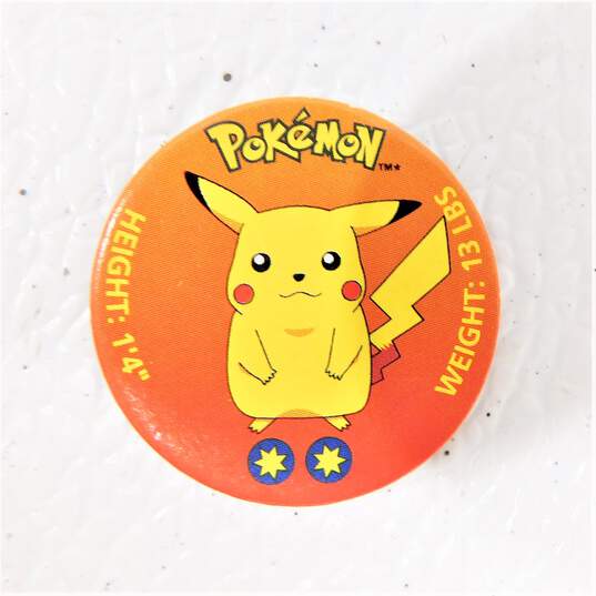 Pokemon Vintage Pikachu Nintendo Cardboard Pog Coin Lot of 3 image number 5