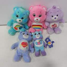 Bundle of 6 Assorted Care Bears Plushes