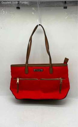 Michael Kors Womens Red Brown Handbag alternative image