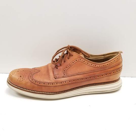 Cole Haan Leather Oxford Shoes Brown 10 image number 2