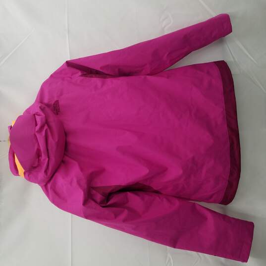 Pink North Face Fuzzy Jacket - Size Small image number 2