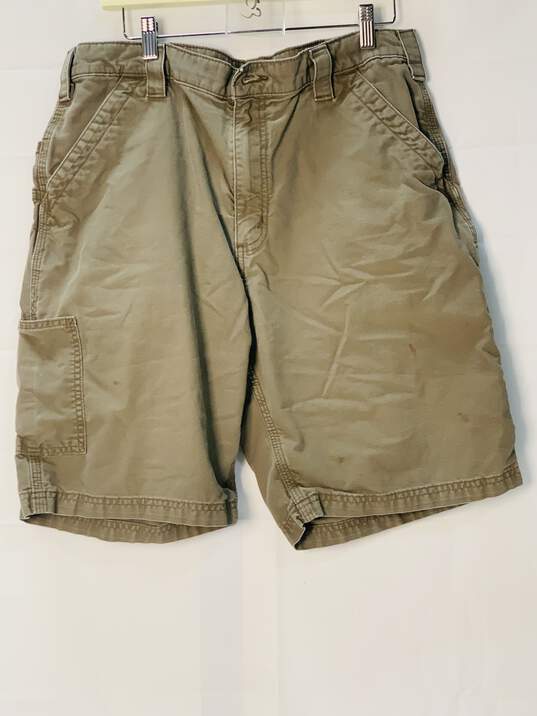 Men's Tan Carhartt Shorts Size: 36 image number 1
