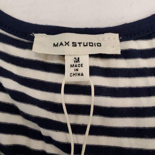 Max Studio Women Stripe Multicolor Dress M NWT image number 4