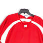 Mens Red Wisconsin Badgers Football NCAA Long Sleeve T-Shirt Size Large image number 3