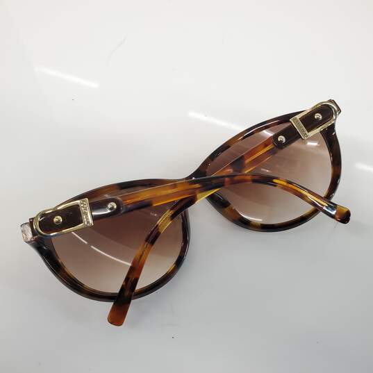 Jimmy Choo Brown Tort Buckle Logo CECY/S Sunglasses image number 6